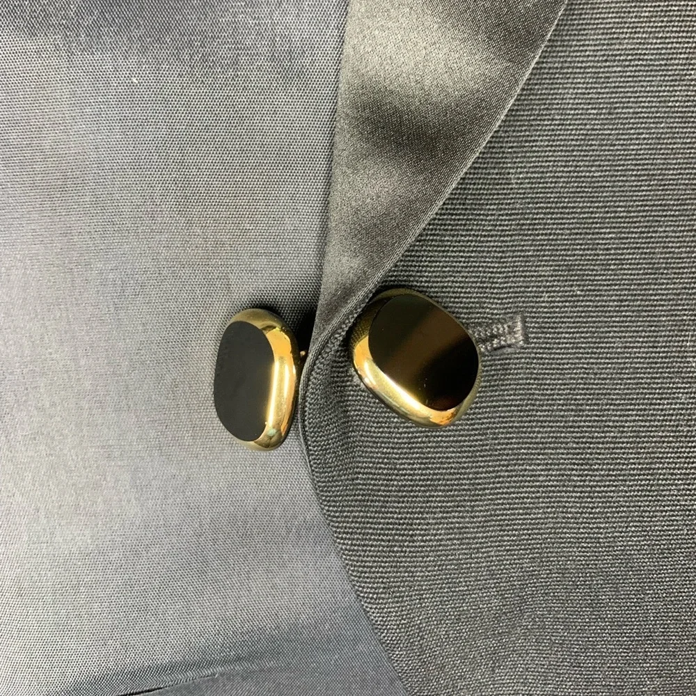 Vintage Christian Dior “The Suit” Women’s Black Tuxedo Blazer size 6! - Picture 11 of 13